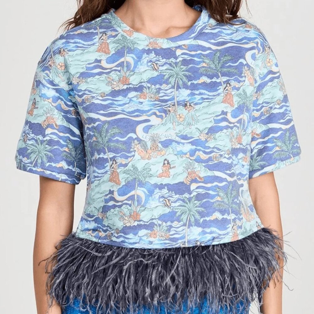 Le Superbe Hula House Party Cropped Top
